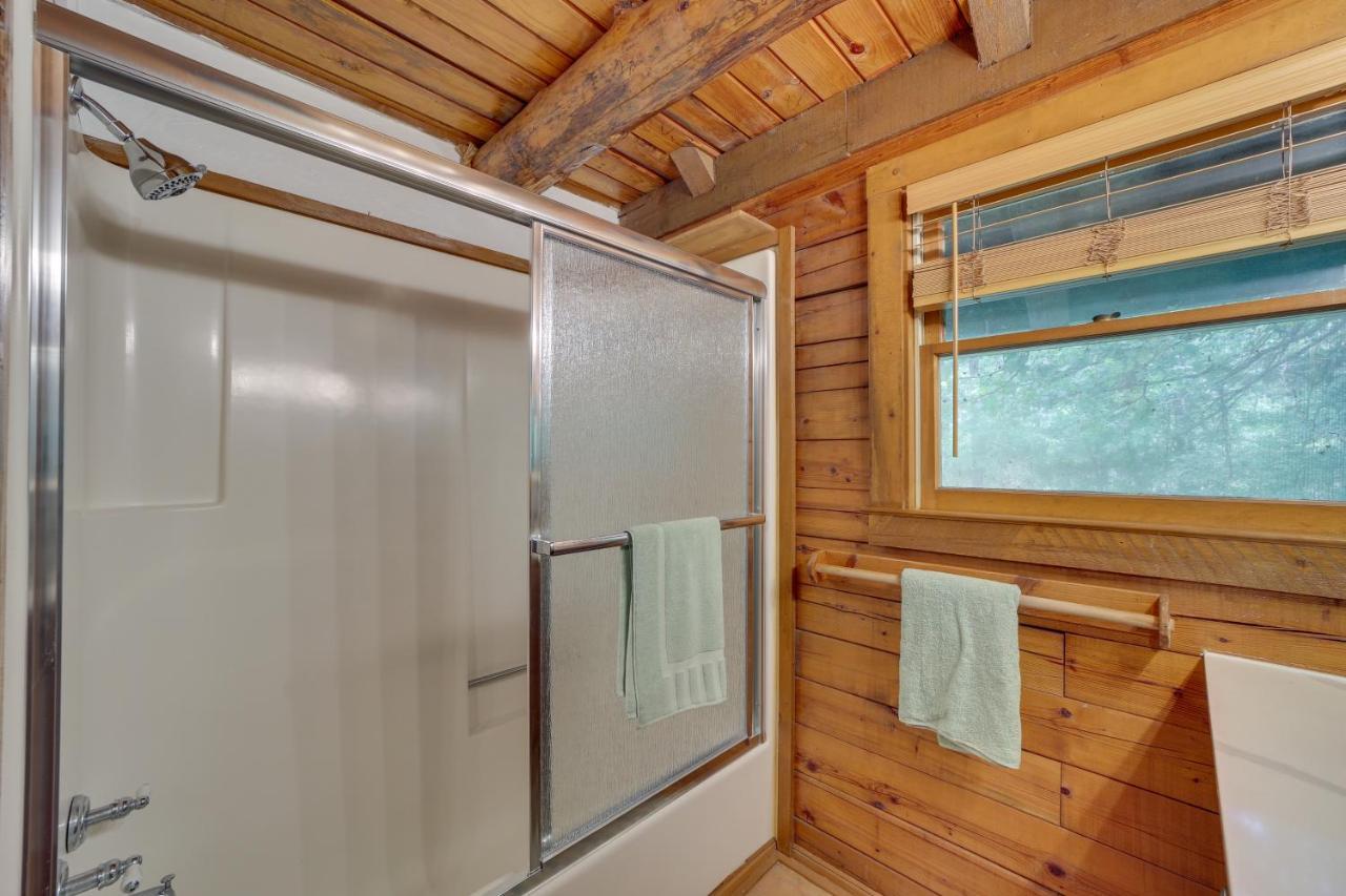 Modern Fairland Log Cabin With Lake Access! מראה חיצוני תמונה