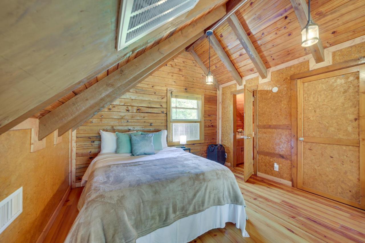 Modern Fairland Log Cabin With Lake Access! מראה חיצוני תמונה
